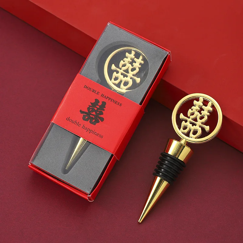 

Red Wine Stopper with the word "Happy", Wedding Gift, Creative Wine Set, Gift for Red Wine, New