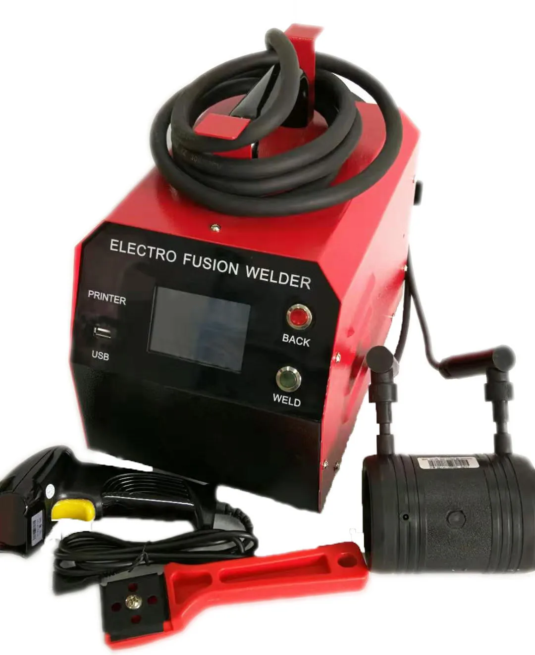 

USB HDPE Pipe Electro fusion Welding Machine 20-315mm, 12-53V DC Output, for PE Water Pipe