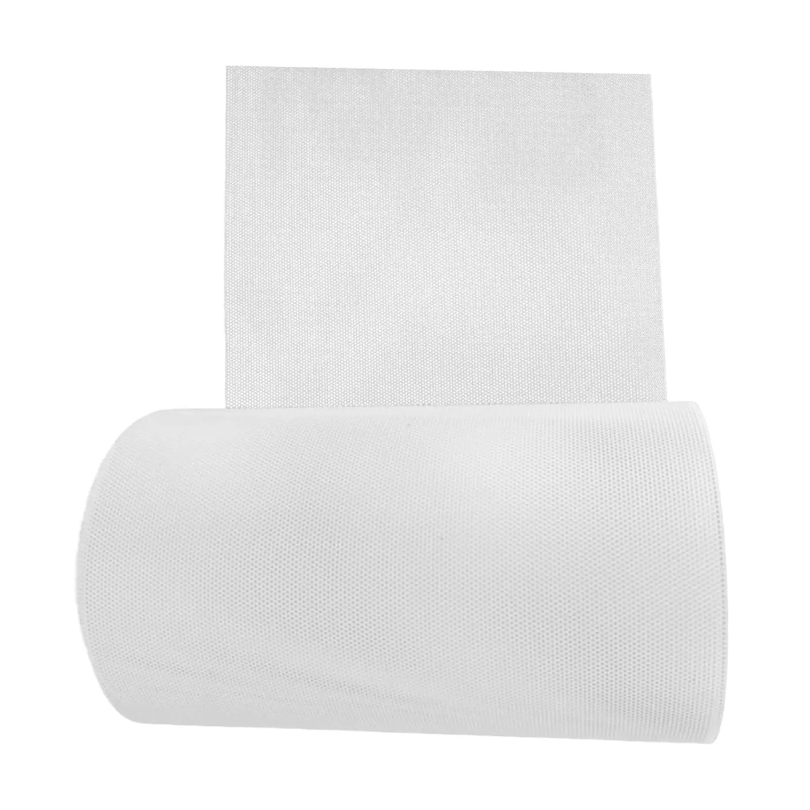 30x100cm White PVC Cooling Fan Dust Mesh Filter Net for Computer Chassis Reusable Washable Fine Hole Vent Grill Mat
