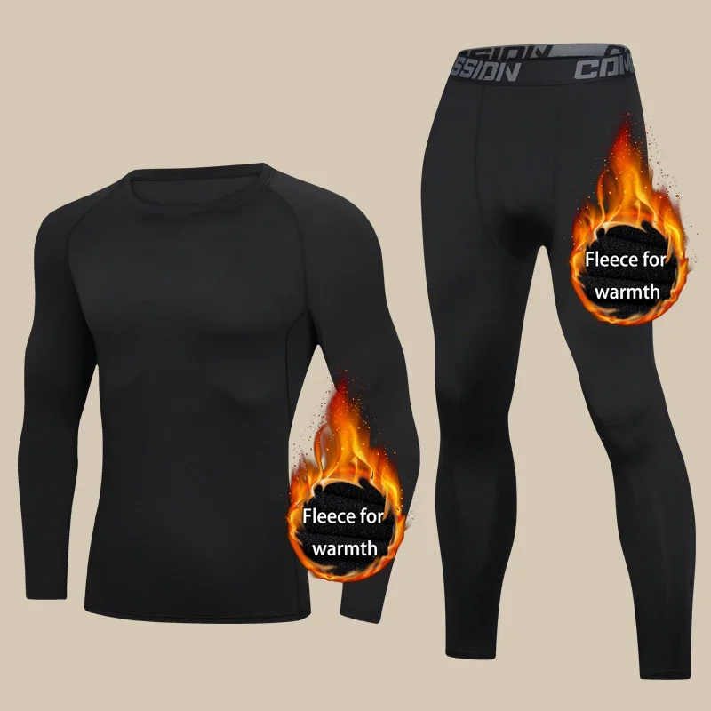 

2025 Bestseller Sports and Running two-piece set, warm and heat-generating, soft and comfortable, highly elastic and quick-dryin