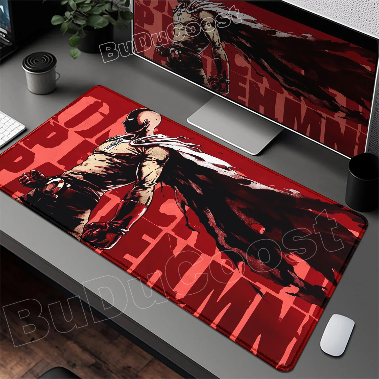 

New HD Printing Anime ONE PUNCH-MAN 3 Mouse Pad Kawaii Gaming Accessories Xxl Keyboard PC Gamer Computer Desk Mat Large Mousepad