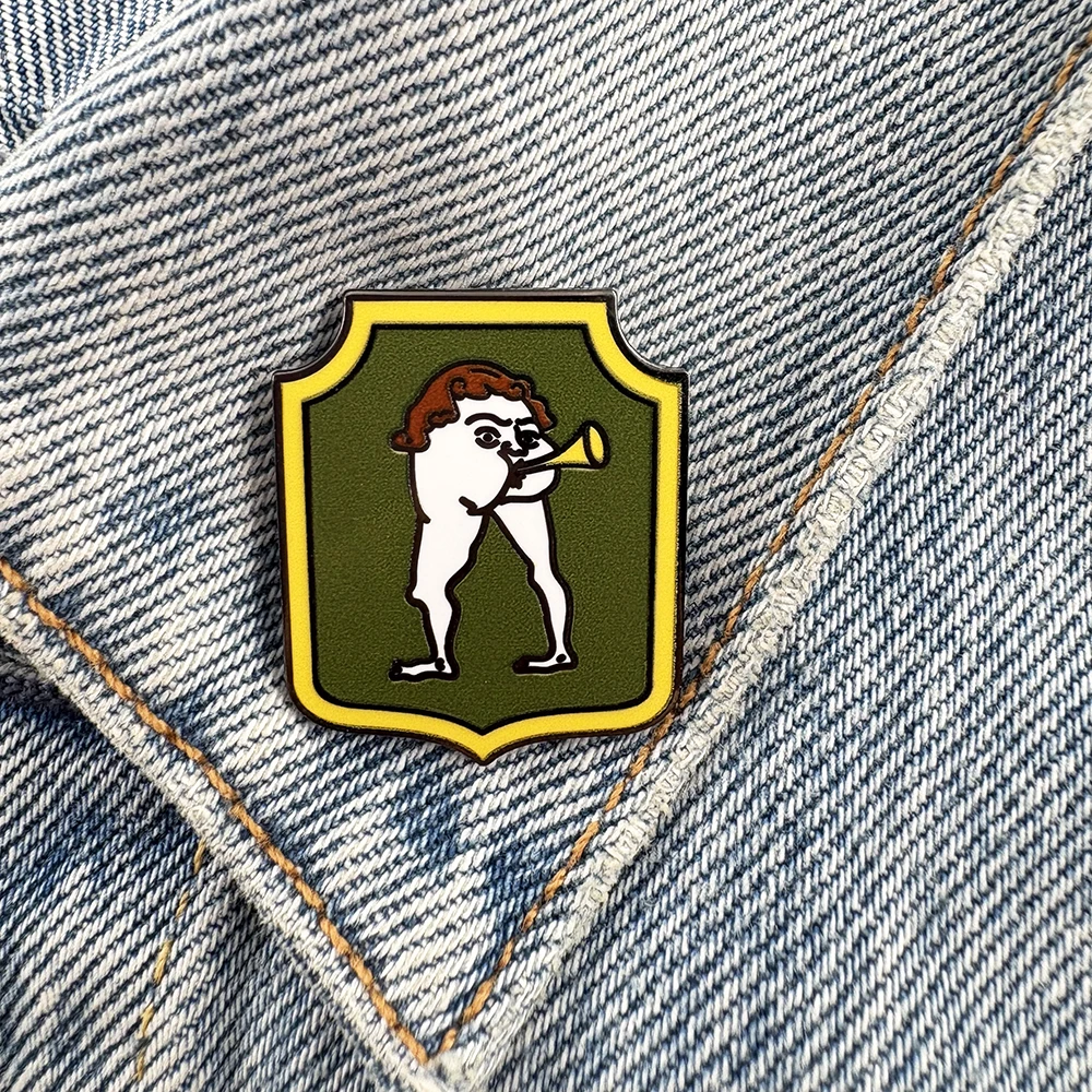 Kingdom Come Deliverance 2 Enamel Lapel Pin Game Logo Brooch