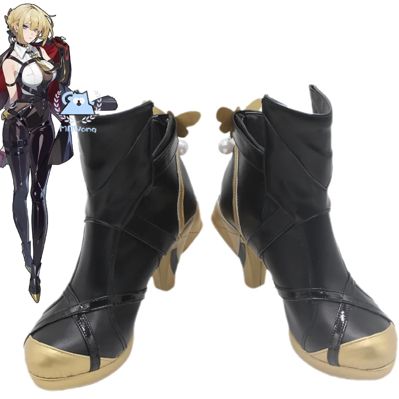 

Игры Zenless Zone Zero Evelyn Chevalier Обувь для косплея Туфли на высоком каблуке Evelyn Косплей для Хэллоуина Карнавал Женщины Мужчины