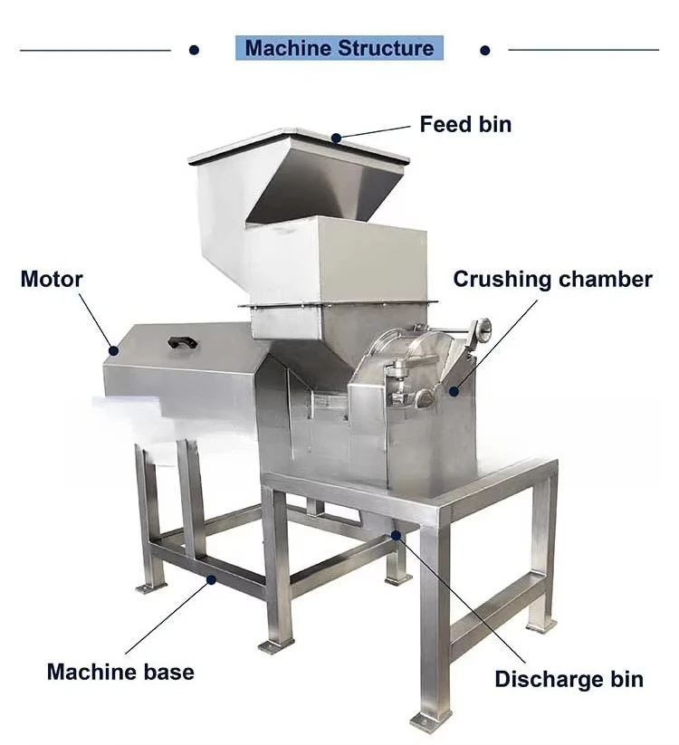 Industrial Electric Mini Fruit and Vegetable Hammer Crusher Juice Processor