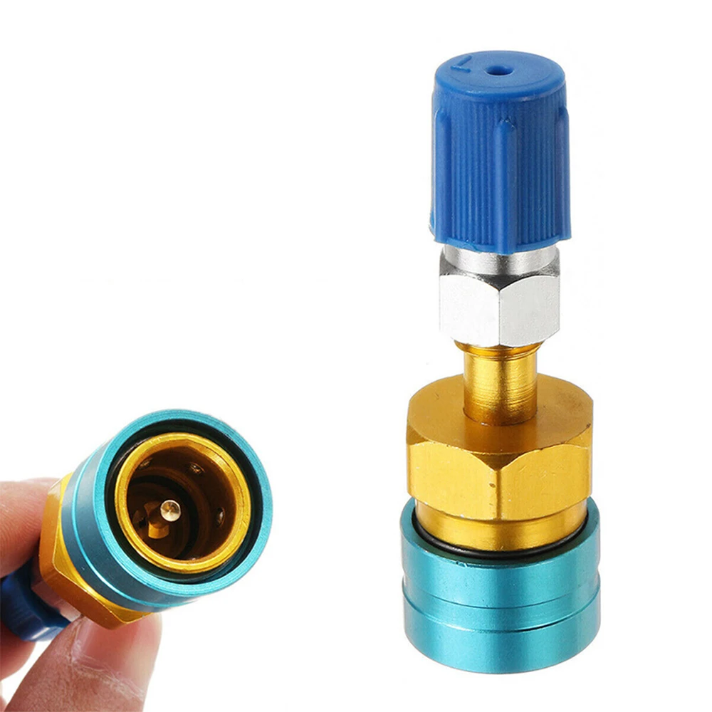 

Адаптер быстроразъемный соединитель для R1234YF к R134A High Low Side Adapter фитинг соединитель для автомобильного кондиционера инструмент для фитинга