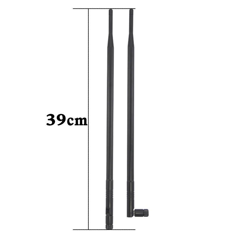 2.4G 5.8G computer motherboard WiFi Antenna 12dBi High Gain Router RP SMA Male signal enhancement receive Bluetooth glue stick