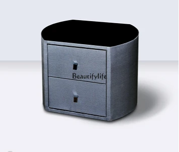 

Oval fabric bedside table Mousse bedside table