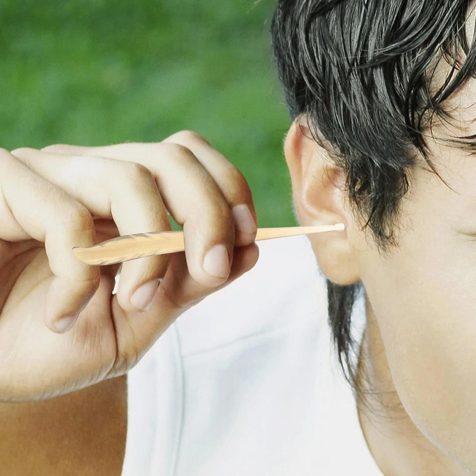 3 قطع من أدوات إزالة شمع الأذن، أعواد تنظيف الأذن المتينة الممتازة، ملحقات آمنة ومريحة للاختيار من خلال الأذن للرعاية الصحية المنزلية