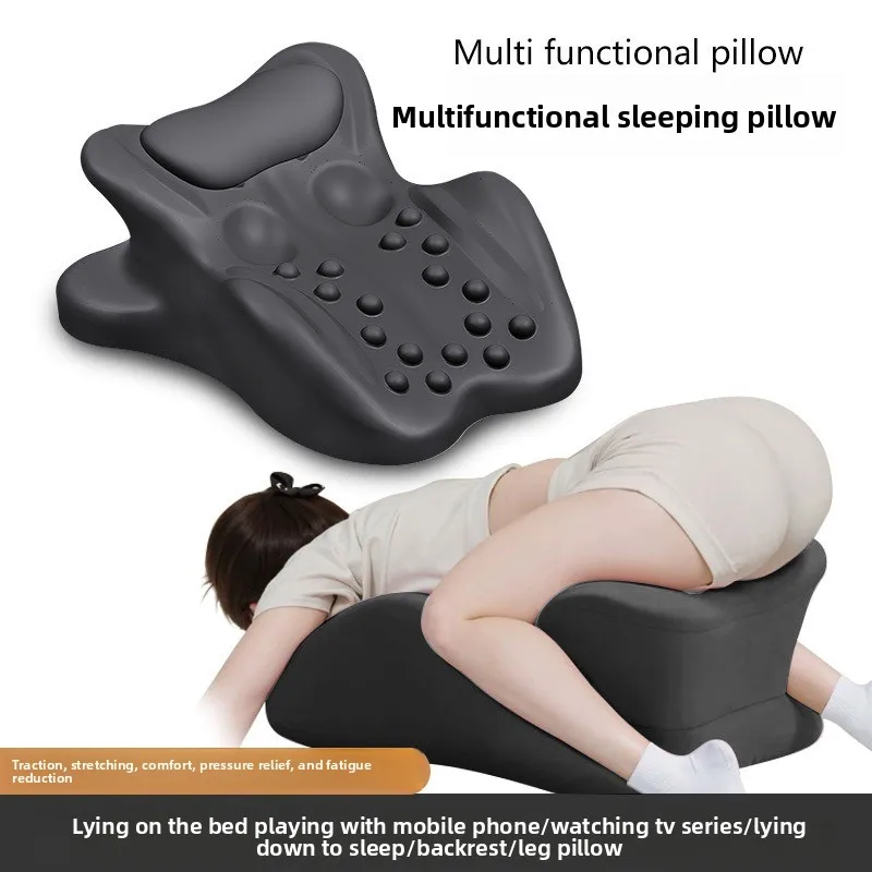 Prone Position Sleeping Pillow Multifunctional Bed Rest Cushion for Stomach Sleepers Comfort