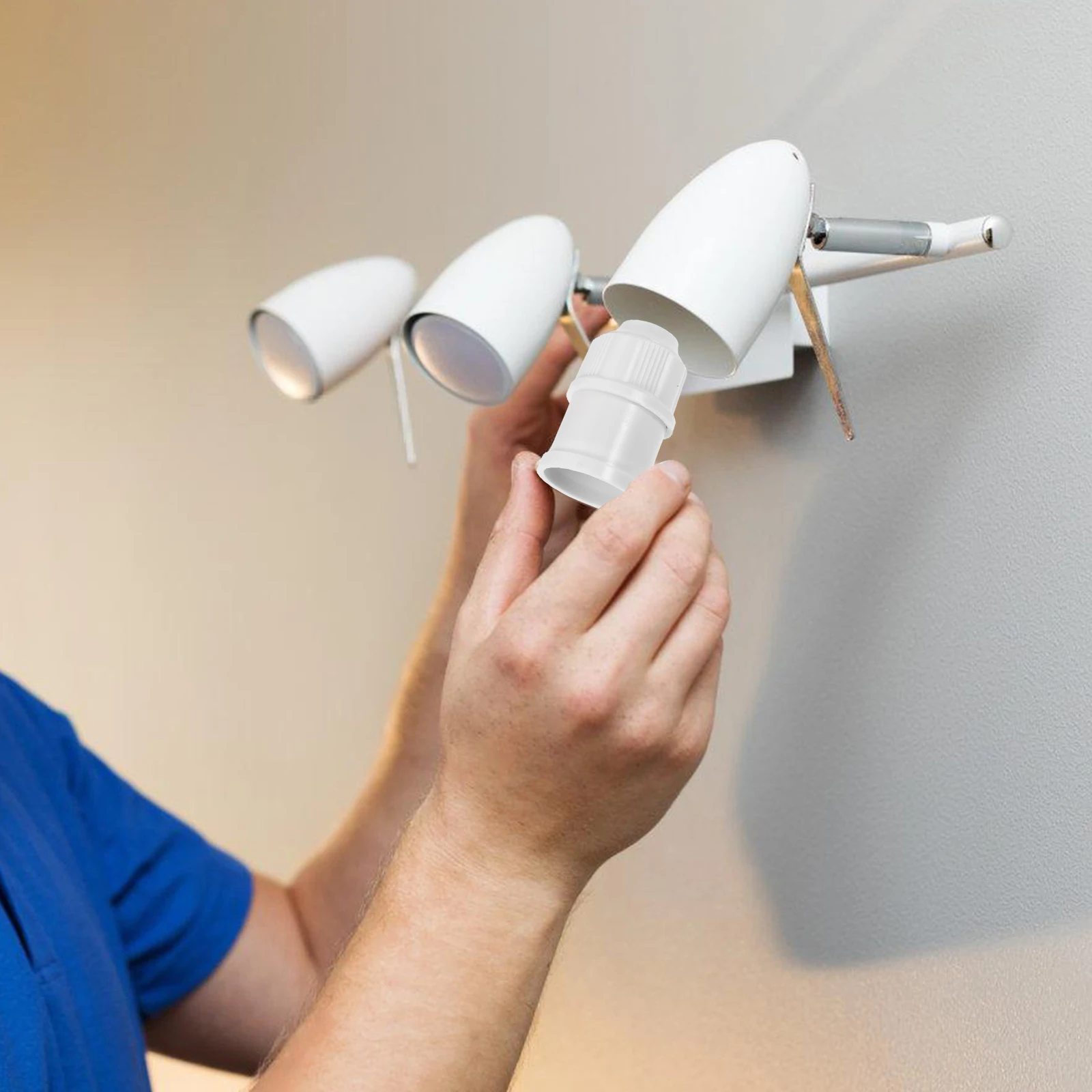 

10pcs Flame Light Socket Holder Bulb Repair Socket Base For Wall Table Lamp Replacement Easy Install Lamp Parts