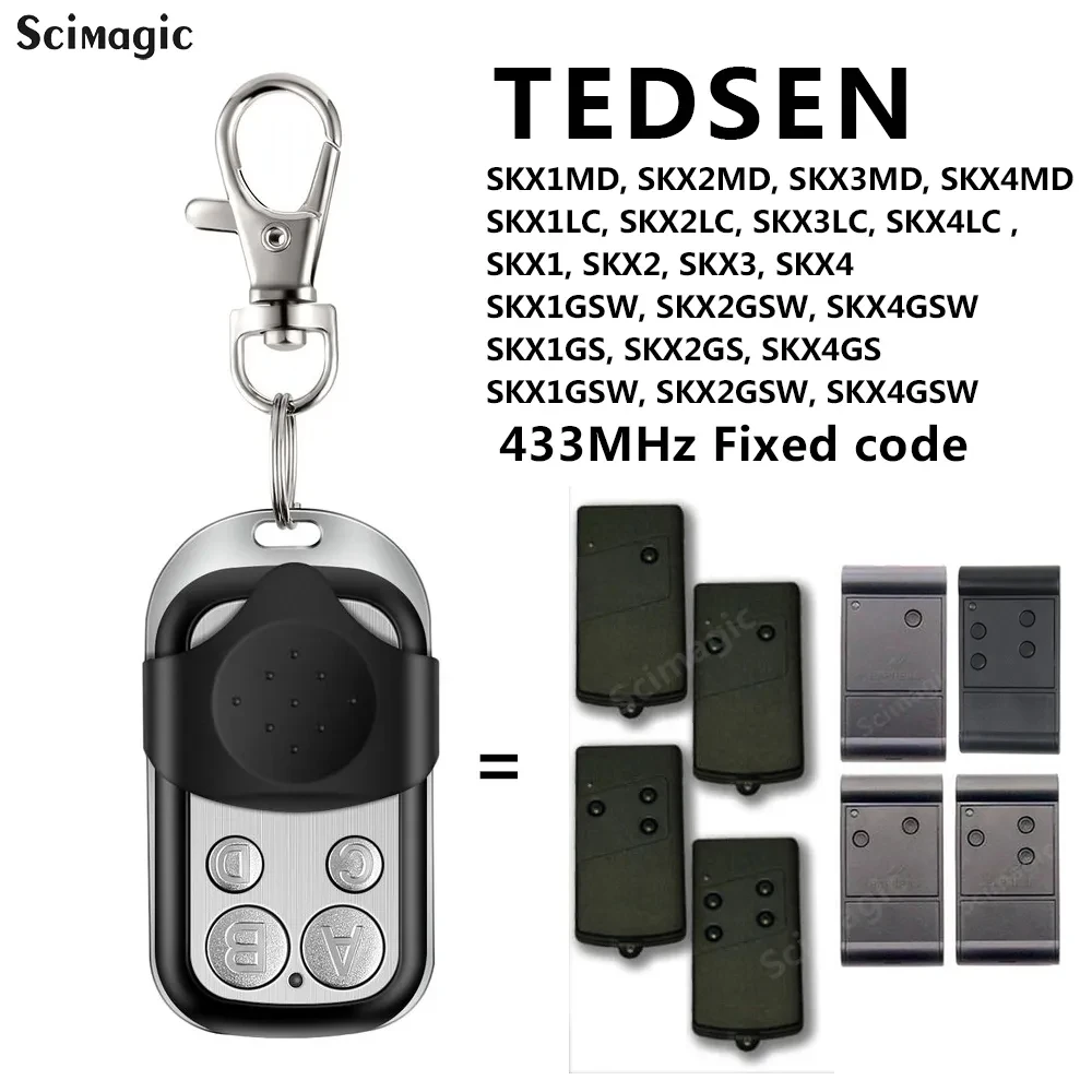 TEDSEN SKX1MD,SKX2MD,SKX3MD,SKX4MD Gate Garage Remote Control 433mhz gate control,remote transmitter,garage command