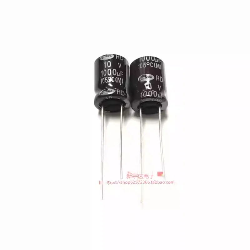 10-100PCS 10V1000UF 10X12.5 Korean Sanhe RD standard original electrolytic capacitor 1000UF10V