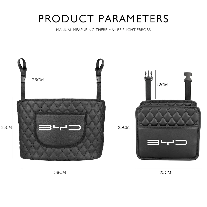 Car Seat Backrest Storage Stowing Tidying Pocket For BYD Tang F3 E6 Atto3 Yuan Plus Song Max F0 G3 I3 Ea1 Dmi 2din S7 E3 L3 F6