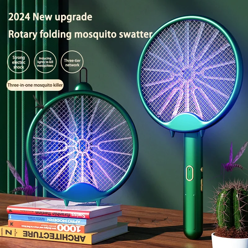 جديد أضعاف منشة الماموس الكهربائي 3 في 1 معلقة جدار طارد البعوض USB شحن المنزلية الضوء الأرجواني إغراء