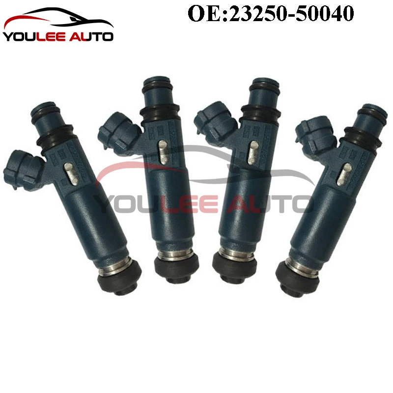 4PCS New 23250-50040 23209-50040 Fuel Injectors For Toyota 4Runner Tundra Land Cruiser Sequoia Lexus GX470 LX470 Auto Parts