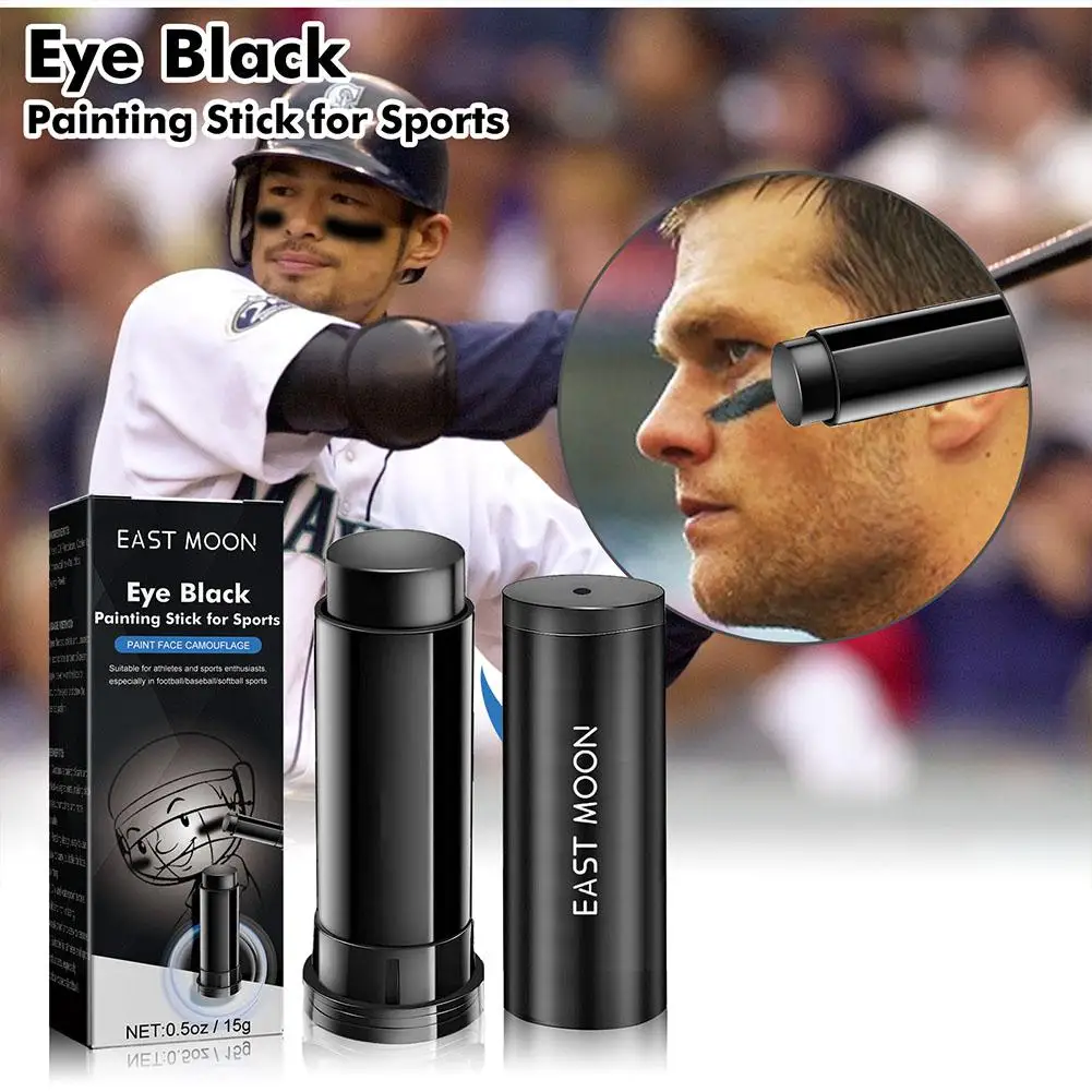 15G Eye Black Painting Sticks Voor Sport Schmink Voor Voetbal Honkbal Softbal Kinderen En Volwassenen Party Stage Face M T8m1