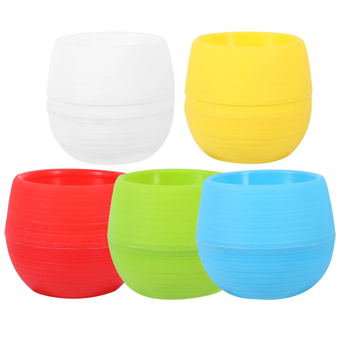 

10 Pcs Mini Flower Pot Clay Cactus Ceramic Planter Nursery Desktop Succulent Toy Kids DIY Safe Durable Planter Garden Supplies