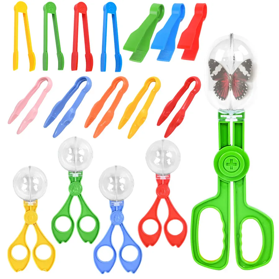 Outdoor Adventure Insect Collection Kit Insect Observation Scissors And Carpenter Tweezers Camping Education Children'S Toys