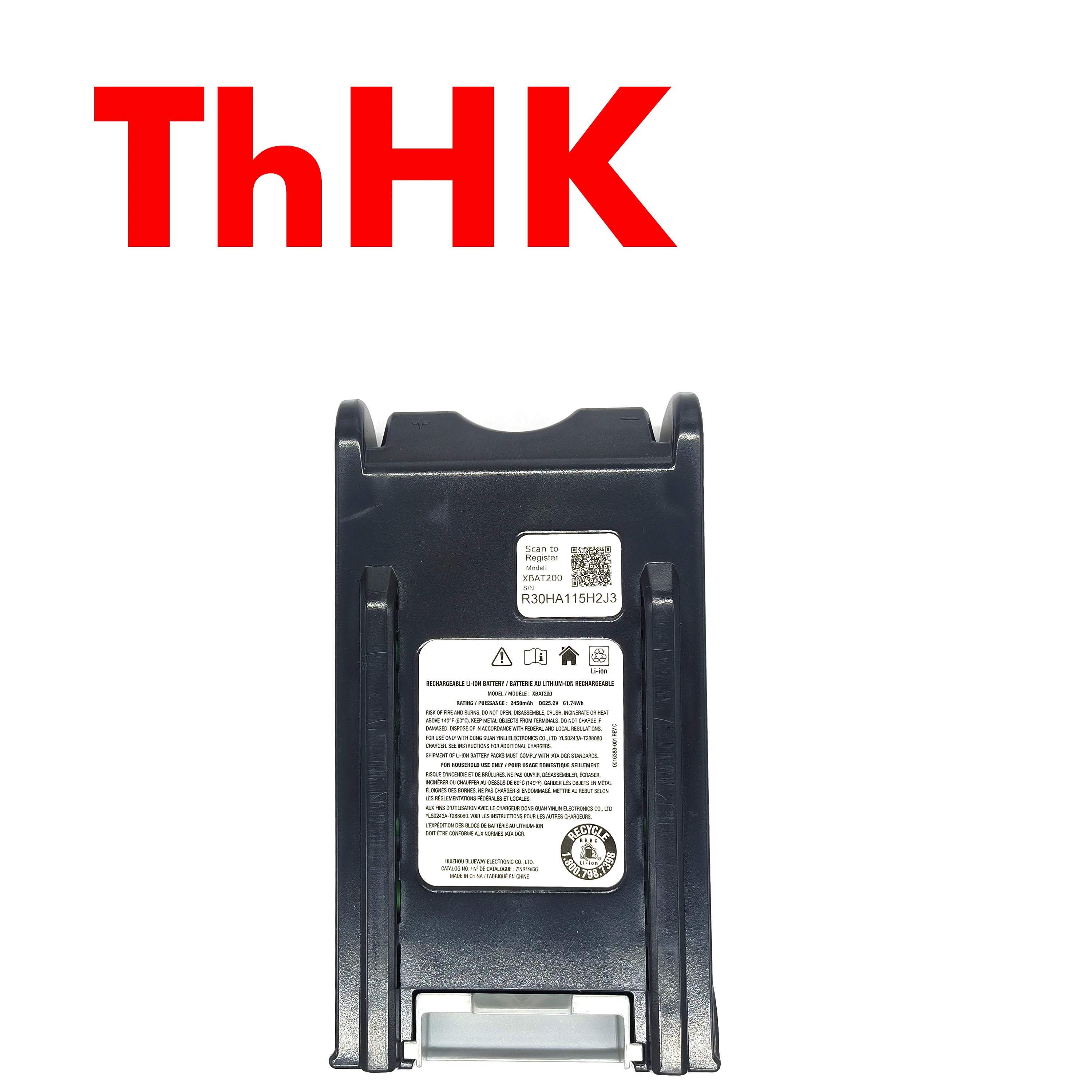 Genuine Original 61.74Wh XBAT200 Battery For Shark IF200 IF201 Cordless Vacuum Cleaners ION Flex