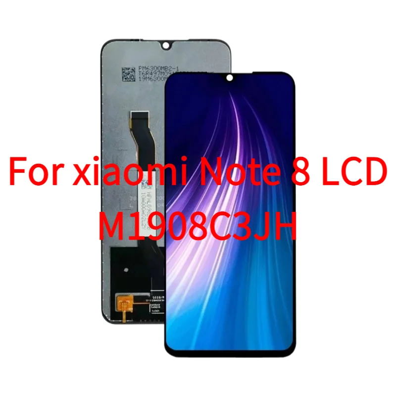 

M1908C3JH M1908C3JG для Redmi Note 8, ЖК-дисплей, дигитайзер сенсорного экрана в сборе, ЖК-экран