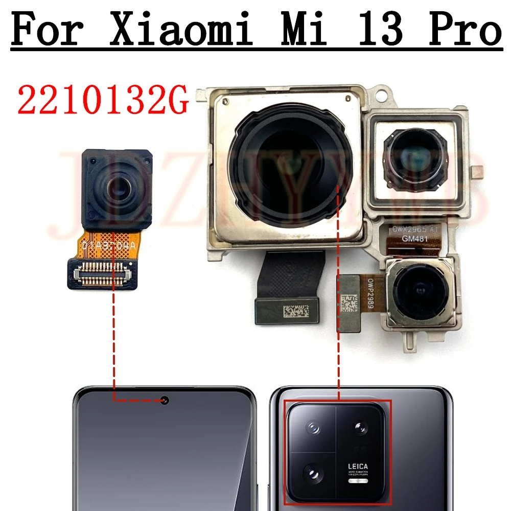

Модуль передней и задней камеры для Xiaomi Mi 13 Pro 13Pro, фронтальная селфи, широкий гибкий кабель для основной задней камеры
