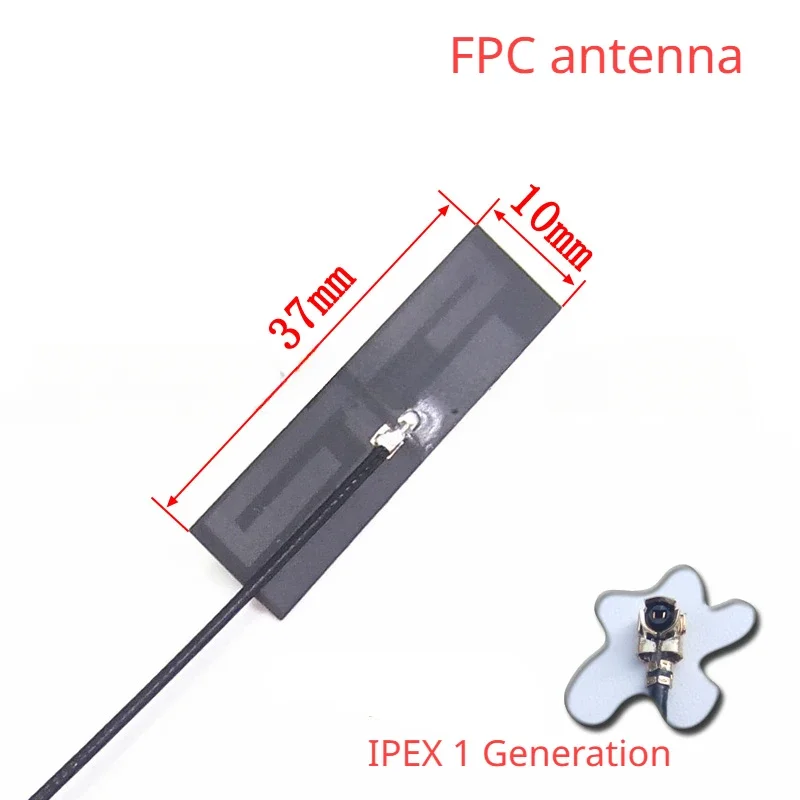 5pcs 2.4G Bluetooth wifi small antenna 5G 5.8G dual-band FPC built-in antenna UFL ipex 3rd generation 4th generation M2