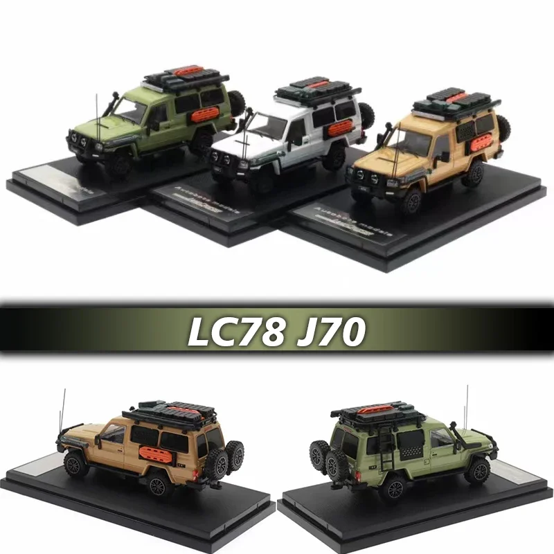 

In Stock Autobots 1:64 LC78 Personnel Carrier Off Road Modified Version Diorama Car Model Collection Toy