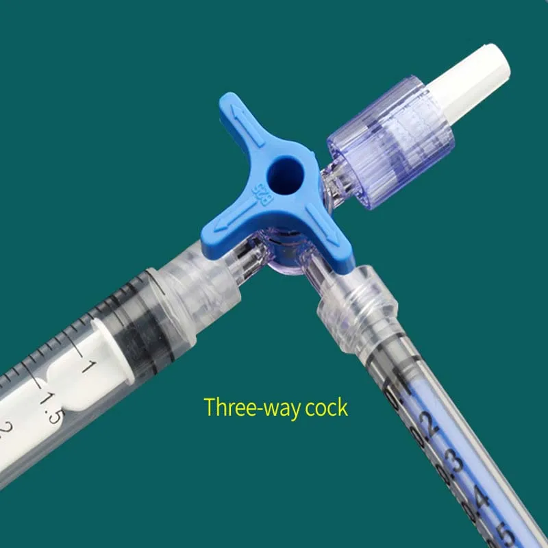 Three-way Syringe Medical Adapter Three-way Valve Connector Plug Valve Infusion Injection Dispenser