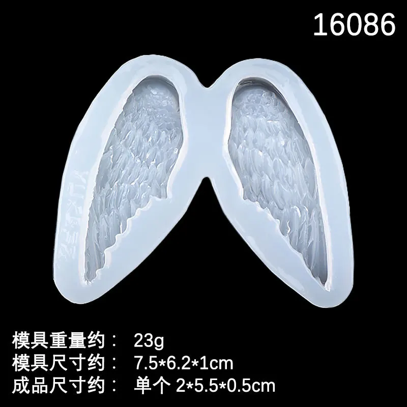 Angel Evil Wings Pendant Resin Casting Mold