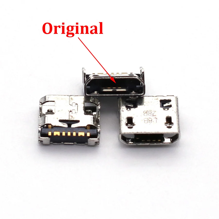 100Pcs  Micro USB Jack 7Pin Charging Port Connector For Samsung Galaxy G313 A8 A8000 A800F A8009 J1 J120 J210F C3590 S7390 S6810