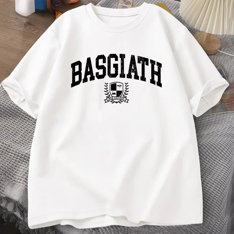 Vintage Basgiath War College Tshirts Fourth Wing T-shirt Violet Bookish Xaden Riorson T Shirt Fantasy Book Dragon Graphic Tees