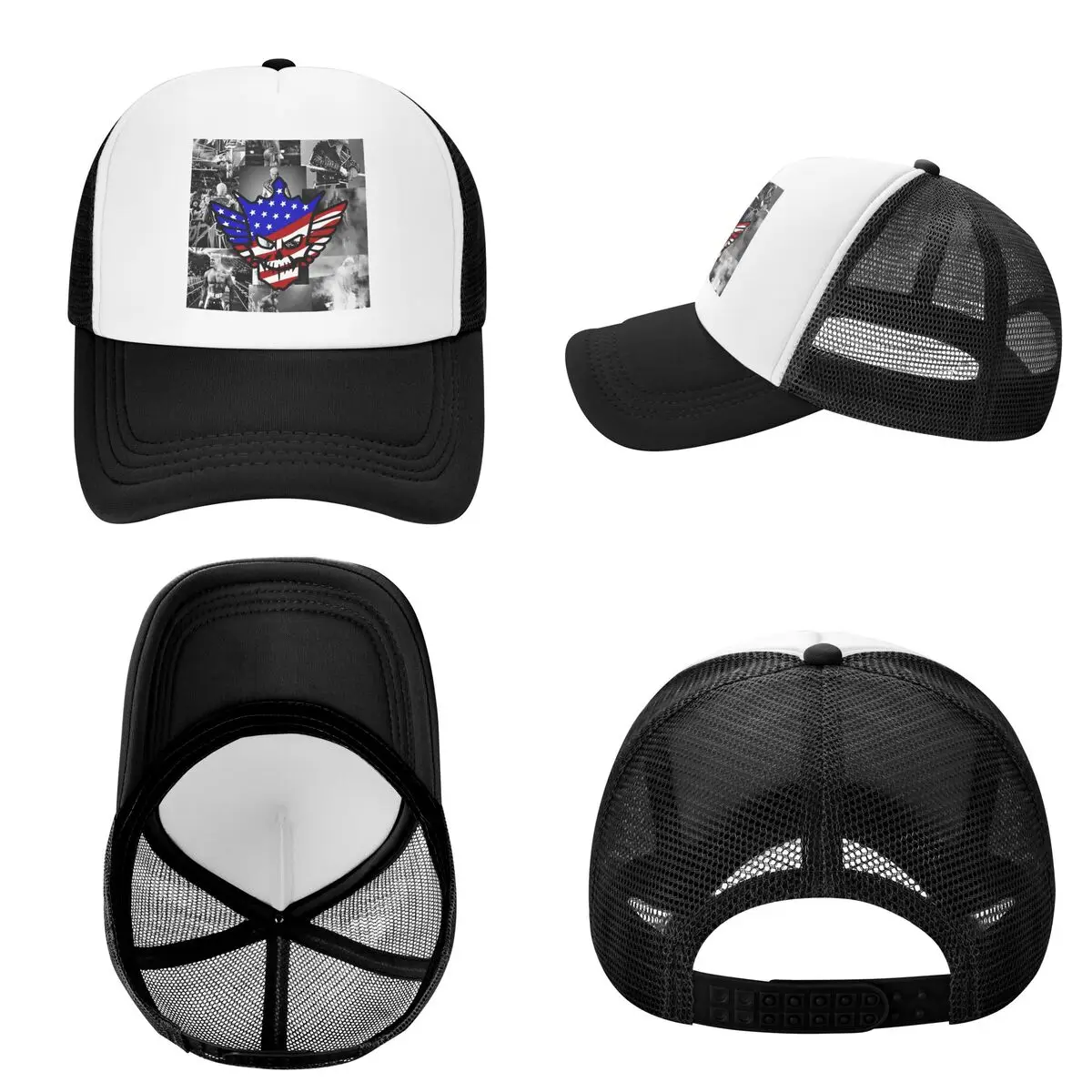 In The Ring Cody Rhodes American Nightmare (5) Cap Fashion Mesh Baseball Caps Adjustable Hat Hip Hop Summer Unisex Baseball Hats