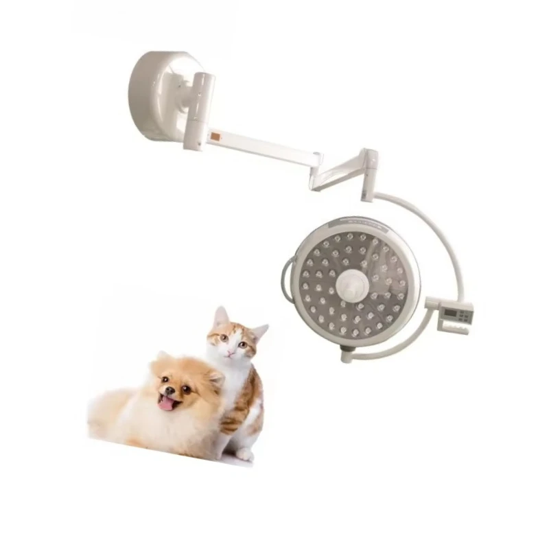 

Wall Mounted Dual Head Cold Light Shadowless LED Vet Pet Animal Clinic Hospital Veterinary Surgery Operation Operating Lamp