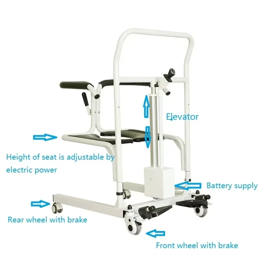 

Disabled Elderly Bathroom Safety Shower Electric Lift Toilet Seat Commode Chair HOT SALES