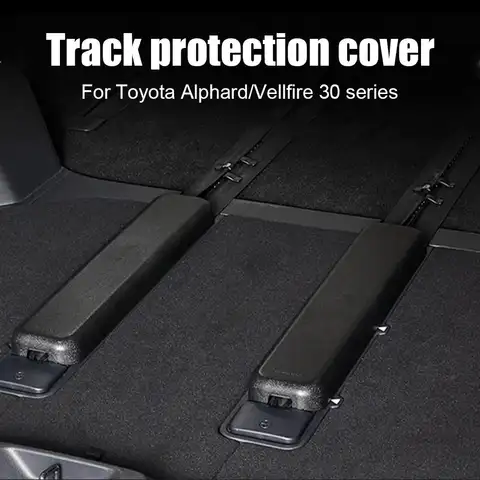 Toyota Alphard Vellfire 40 시리즈 2024 수정 된 트렁크 쿠션 인테리어 액세서리 M4X5에 맞는 자동차 트렁크 트랙 보호 커버
