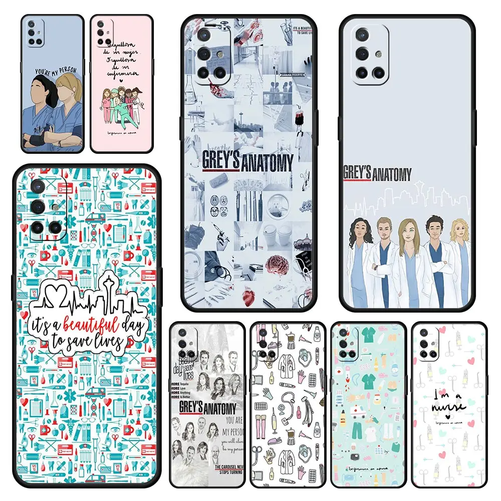 Capa de Celular Grey's Anatomy para OnePlus 13R 13 12R 11 10T 10R Nord N100 N200 N10 10 9 9R 9RT CE 3 2 Z Pro 5G Capa de TPU Macia Fundas