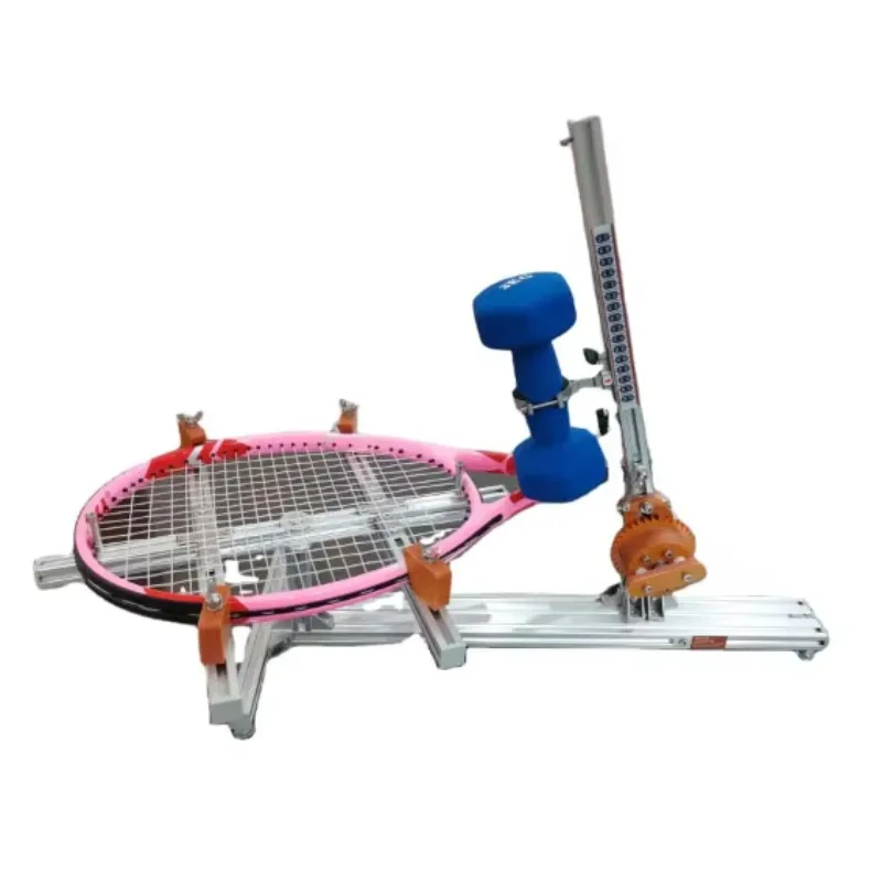 

Badminton Racket Drop Weight Stringing Equipment Machine with Fly Clamp System Fixed Clamp