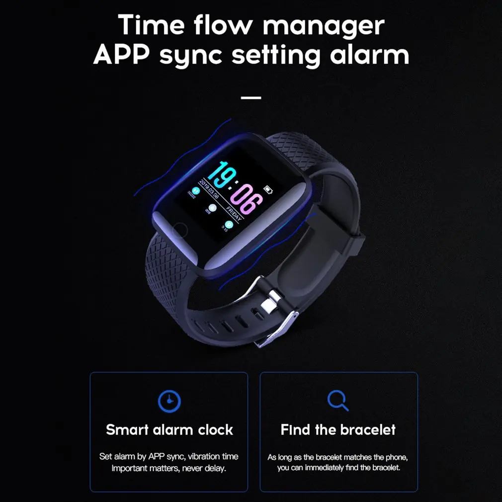 116Plus สร้อยข้อมือสมาร์ทกีฬา Heart Rate การตรวจสอบการตรวจสอบ Pedometer 116S สมาร์ทวอท์ชสมาร์ทสร้อยข้อมือกีฬา