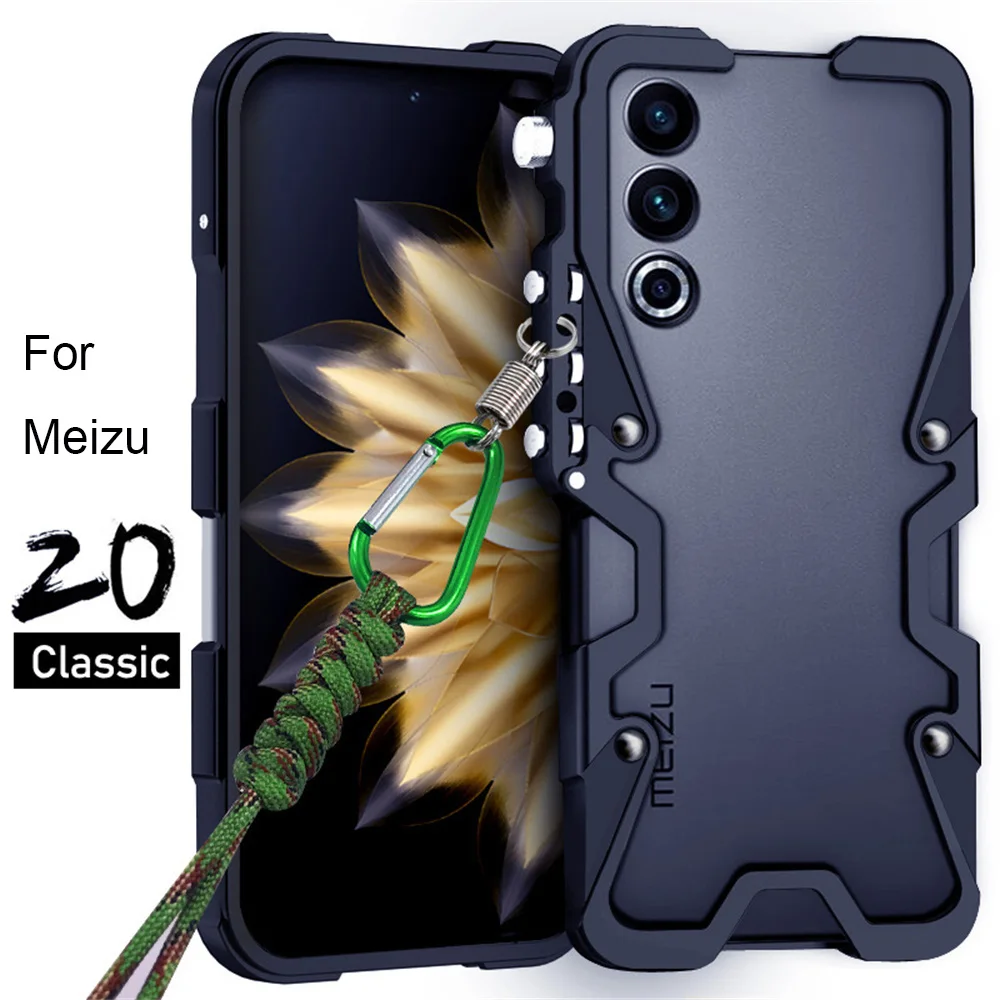 

Роскошный Алюминиевый металлический бампер для Meizu 20 Classic 21 чехол, Высококачественная рамка, Обложка, чехол для Meizu 21 20 чехол Coque
