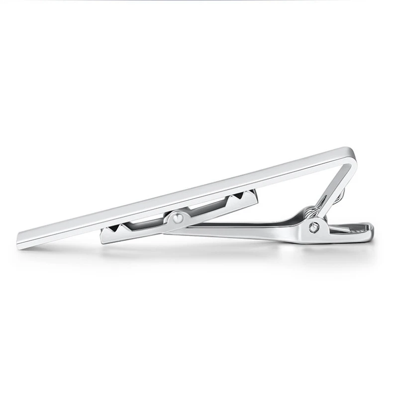 Tie Clip for Men Metal Copper Simple Bar Clasp Practical Necktie Accessories Fashion Mens Classic Tie Clips Clamp Pin Jewelry