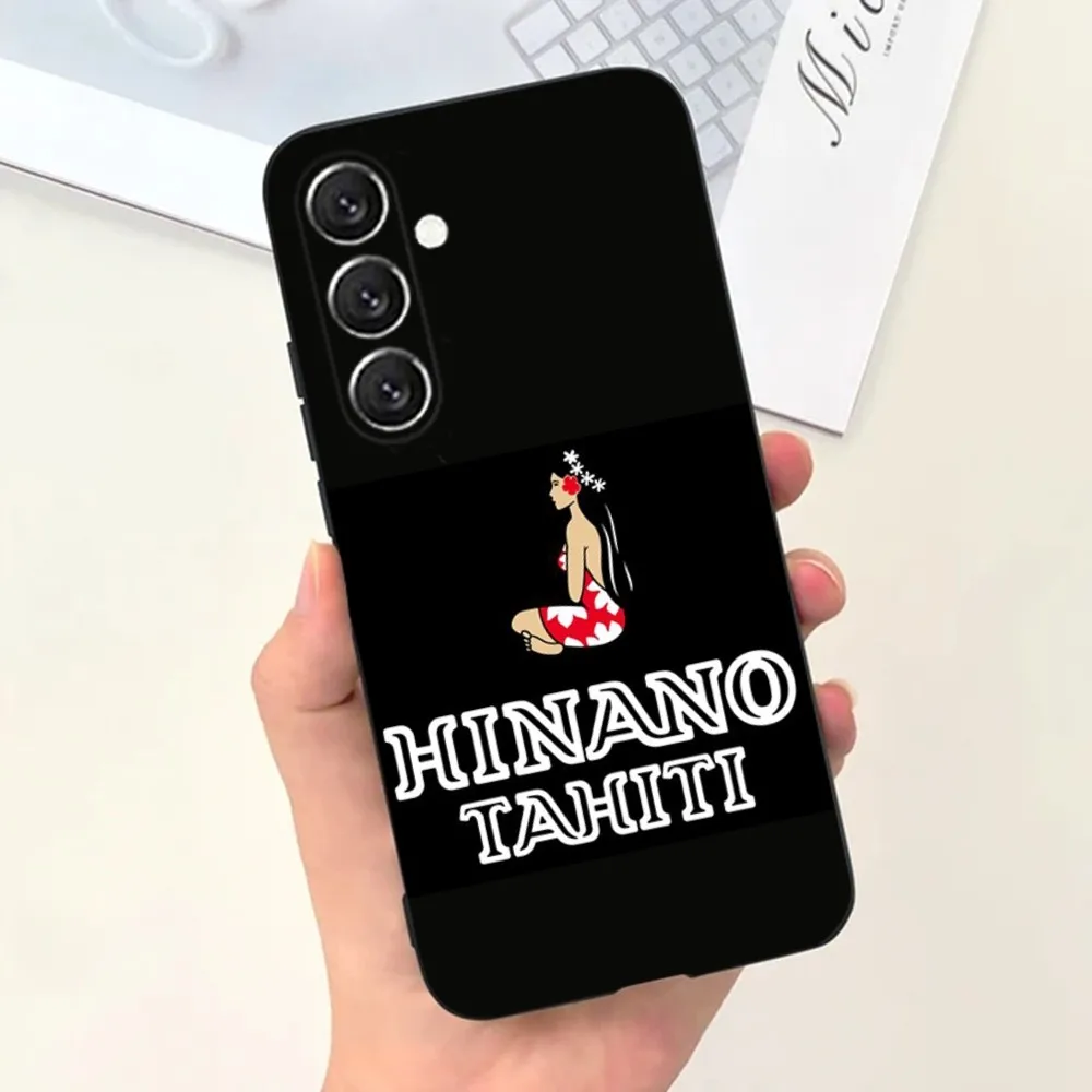 Hinano Tahiti Girl Beach Phone Case For Samsung S21,S22 Ultra,S20,S30 plus,S22 plus,S23,S30 ultra 5G Silicone Cover