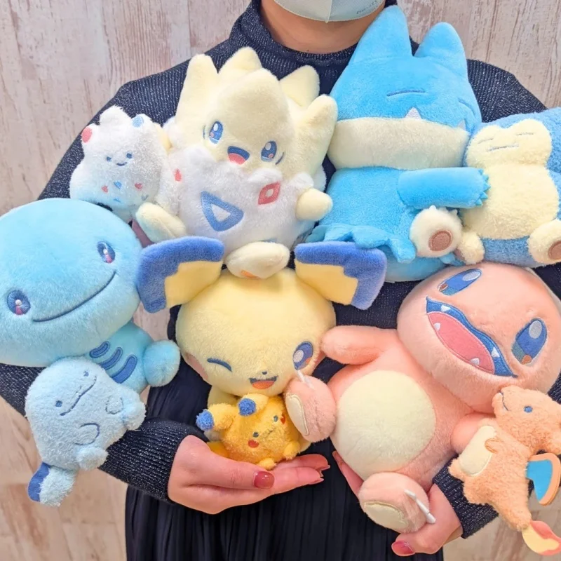 

Genuine PokéMon Little Dream Series Plush Keychain Sleeping Snorlax & Wooper Daydream Soft Stuffed Pendant Cute Bag Charm Gifts