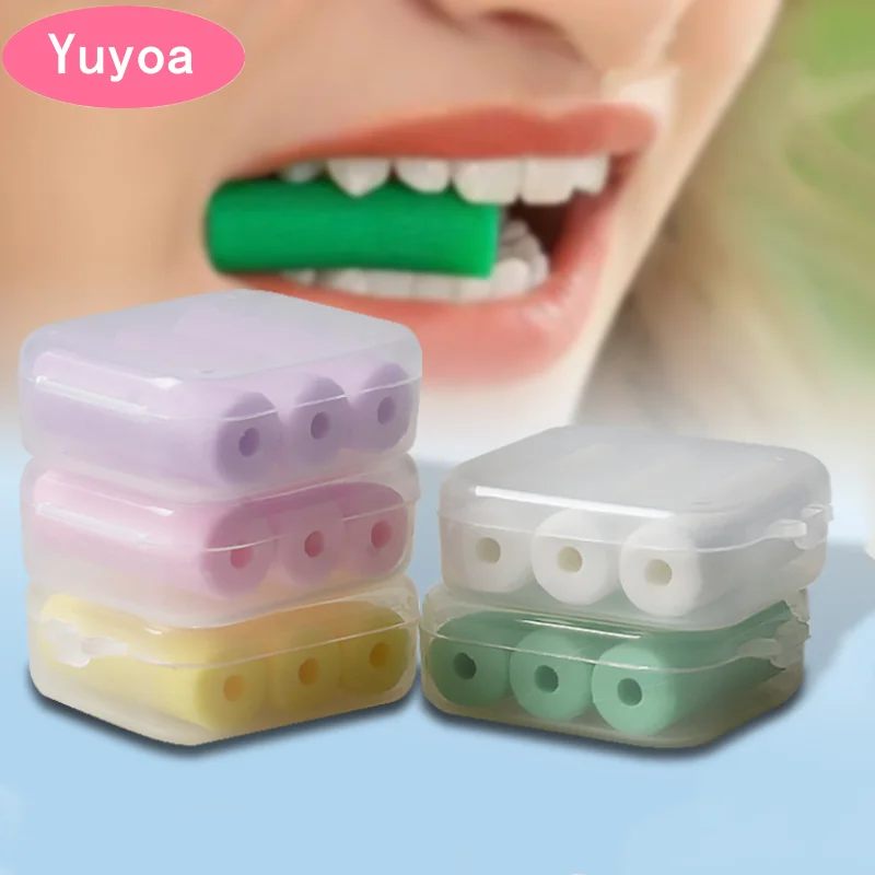 20 x 3 sztuk/zestaw Orthodontic Aligner Chewies Silicone Teeth Stick Bite Tooth Chew Aligners Invisable Braces Aligners Dentistry Lab