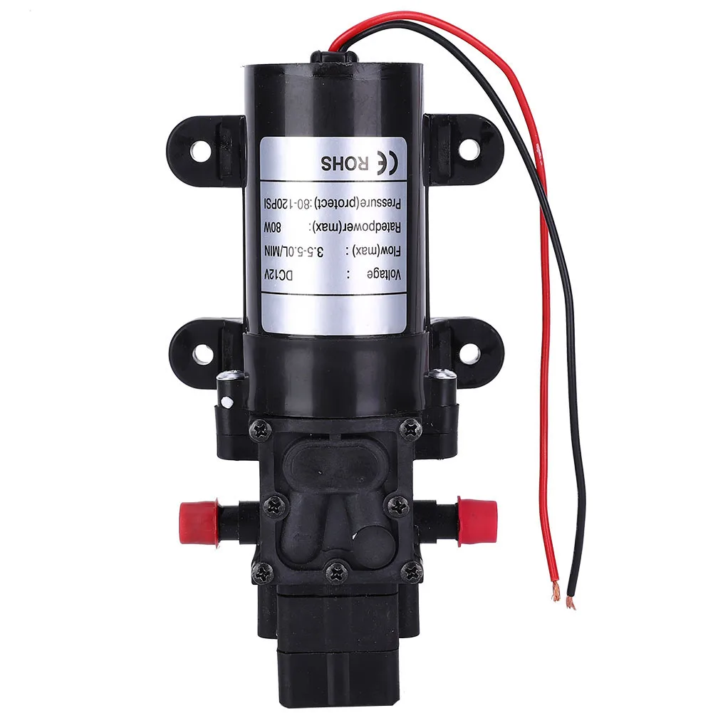 Diaphragm Pump Increase Pressure Pump Mini Intelligent Diaphragm Pump for Water Purifier DC12V FL3210-80W 10mm Outlet Diameter