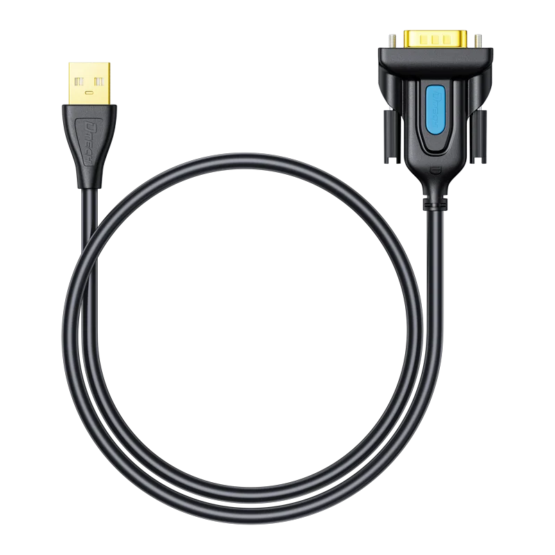 OEMリベットネジ式USB-DB9ピンRS232ケーブル 0.5M～5M 24AWG 8MM DC5V USB-DB9 RS232変換ケーブル PC/ラップトップ用