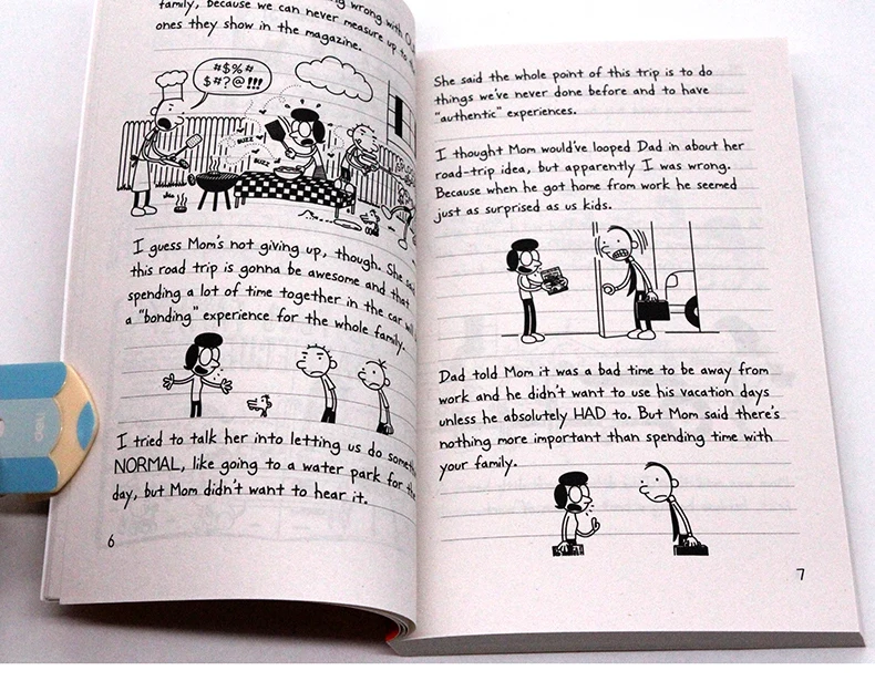 Diary of A Wimpy Kid 9 The Long Haul Children's Aged 8 10 11 12 English Books, Humor Comics & Graphic Stories 9781419717604