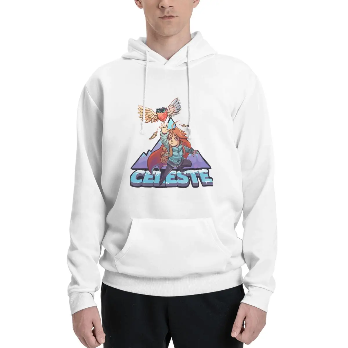Celeste Game Madeline Celeste Edgy A Sudadera con capucha para hombre