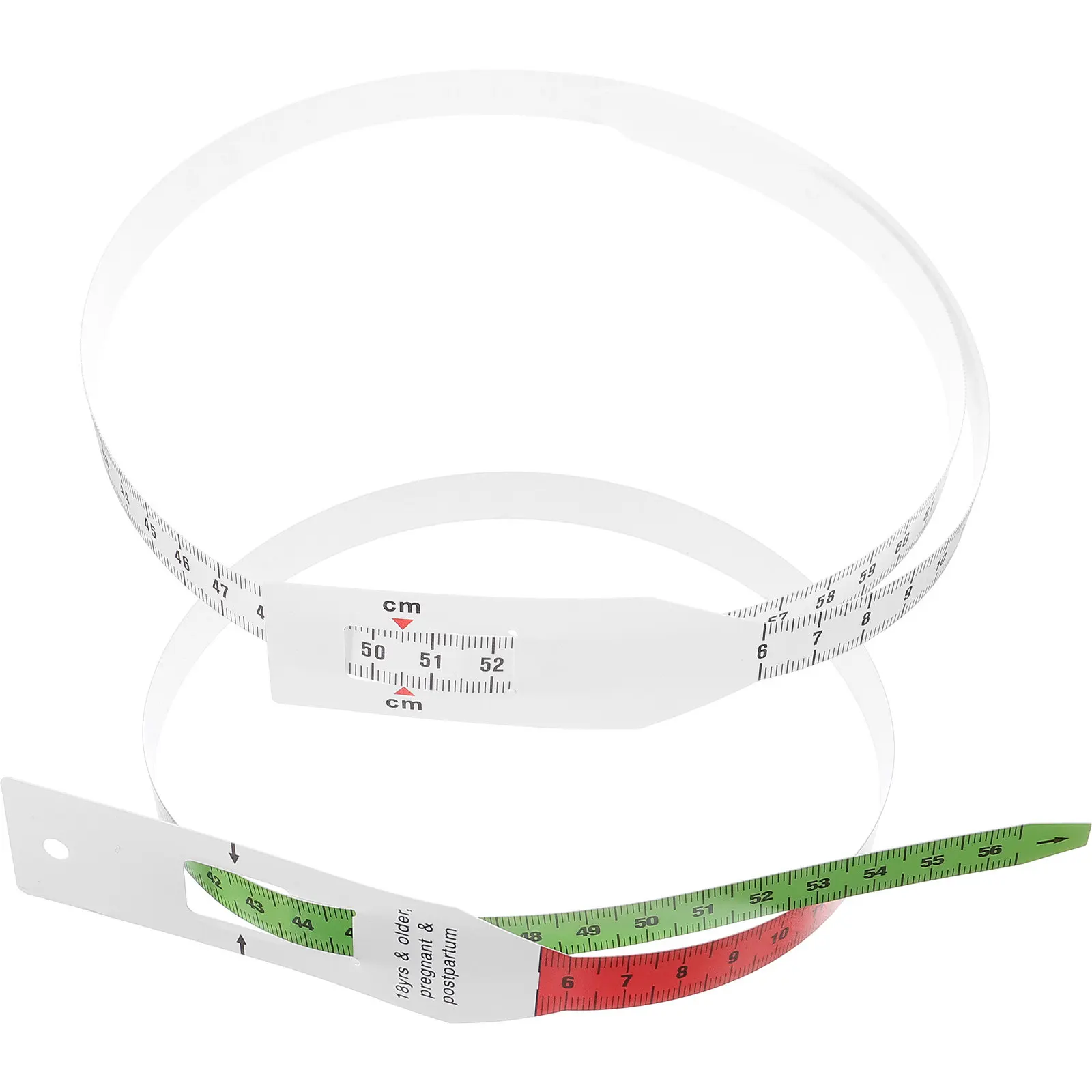 2Pcs Head Circumference Tape Plastic Measuring Tapes Accurate Body Arm Measurement Tool for Fitness Tailor Use