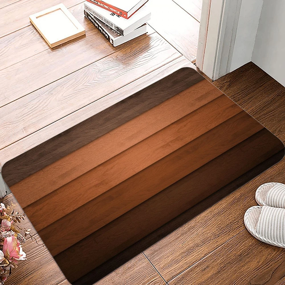 Vintage Bathroom Bath Mat Absorbent Non Slip Foot Mats Quick Dry Entrance Doormat Shower Floor Pad Toilet Carpet Washable