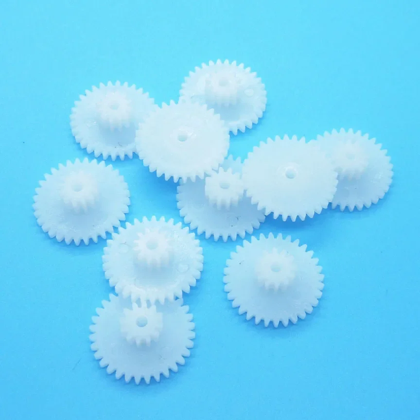 30 Teeth Double Plastic Gear 30102A 30102B 30102.5A 30102.5B 30122A 30122B 30122.5A 30142B 30162A Toy Model Accessories 10.